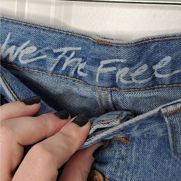 Free People We The Free Women's Blossom Rigid Distressed Skinny Jeans size 30 - Picture 6 of 9